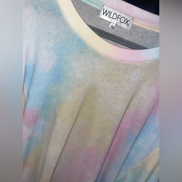 WILDFOX Couture from Revolve Dream Tie Dye Top in Multi Colored SOLD OUT - Picture 4 of 5